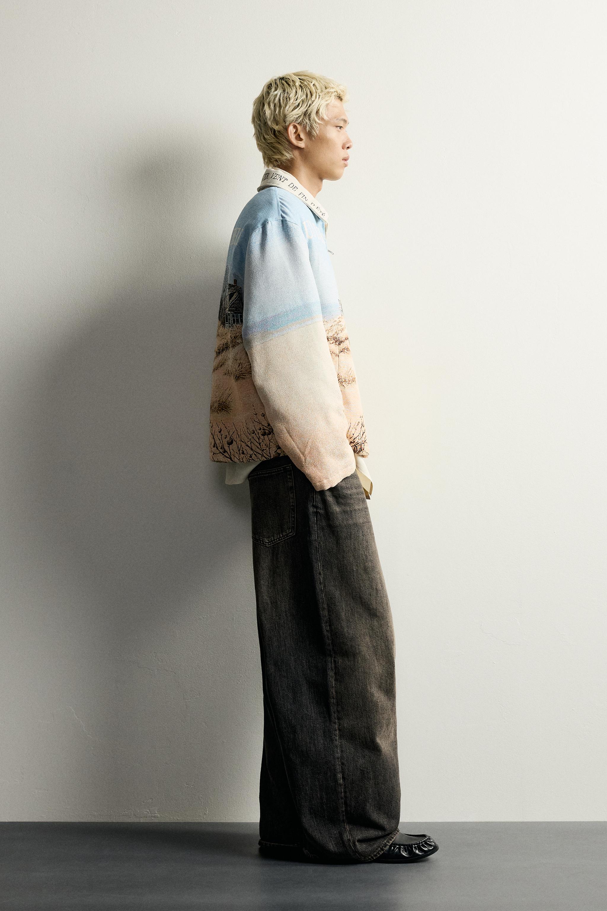 LANDSCAPE JACQUARD PADDED JACKET